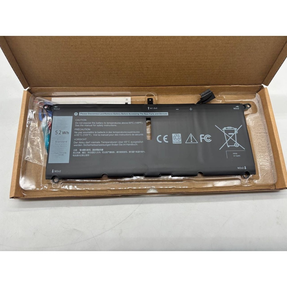52Wh Laptop Battery Replacement TYPE DXGH8 7.6 V SKUD-BPD92 11.2OZY24M